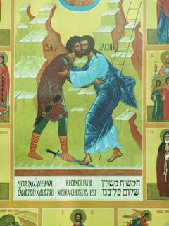 Parament illustration of Jacob and Esau